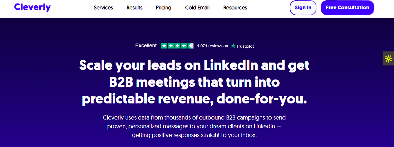Interface du logiciel Cleverly