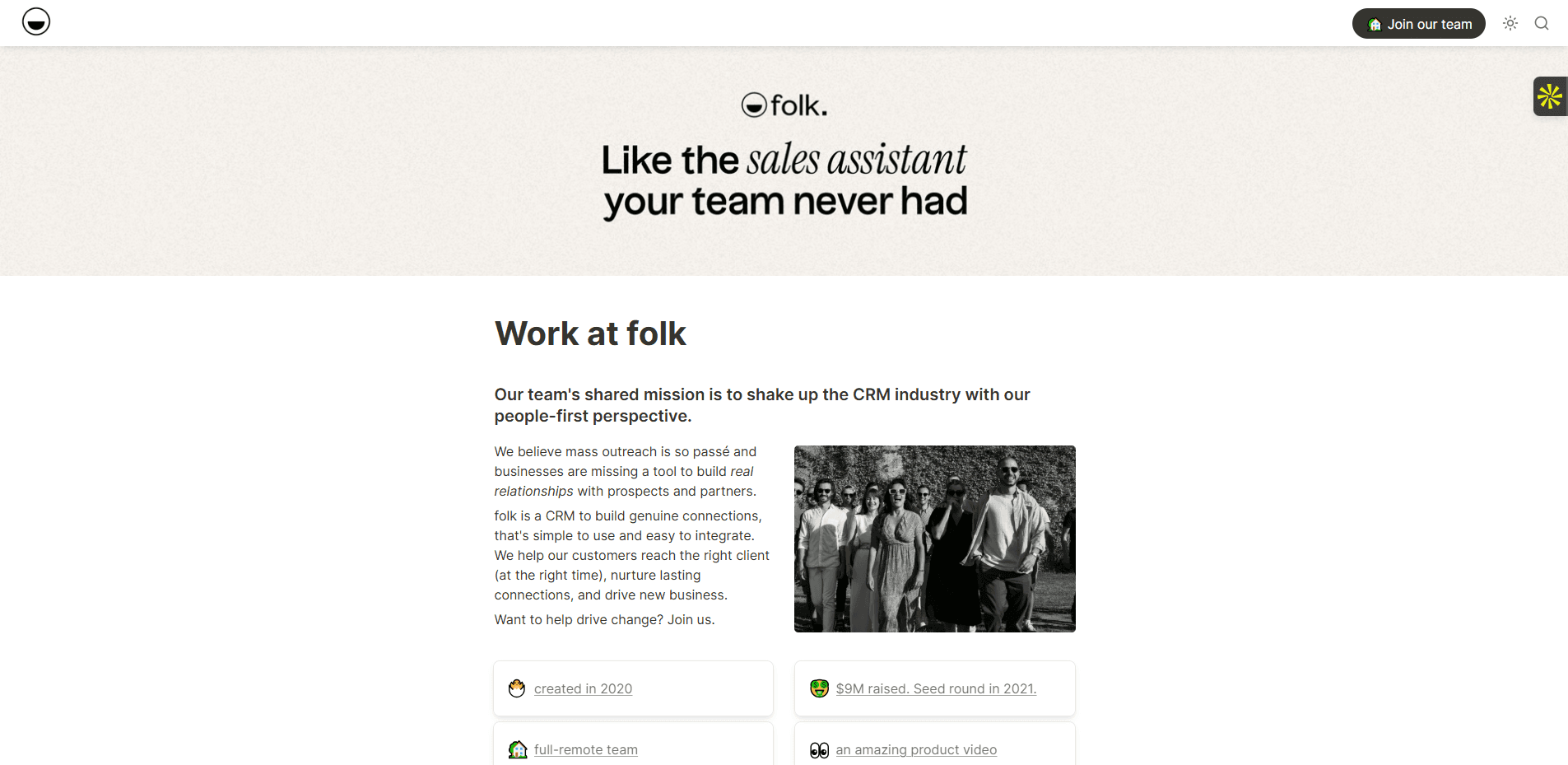 Interface du logiciel Folk