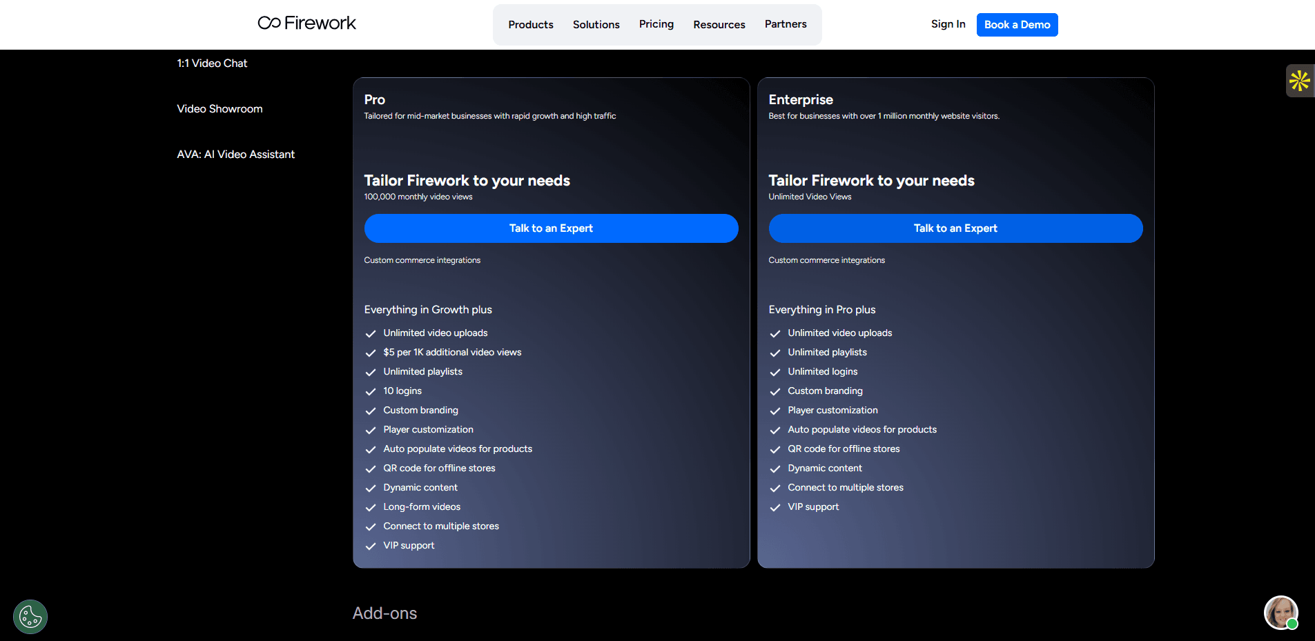 Les tarifs du logiciel Firework
