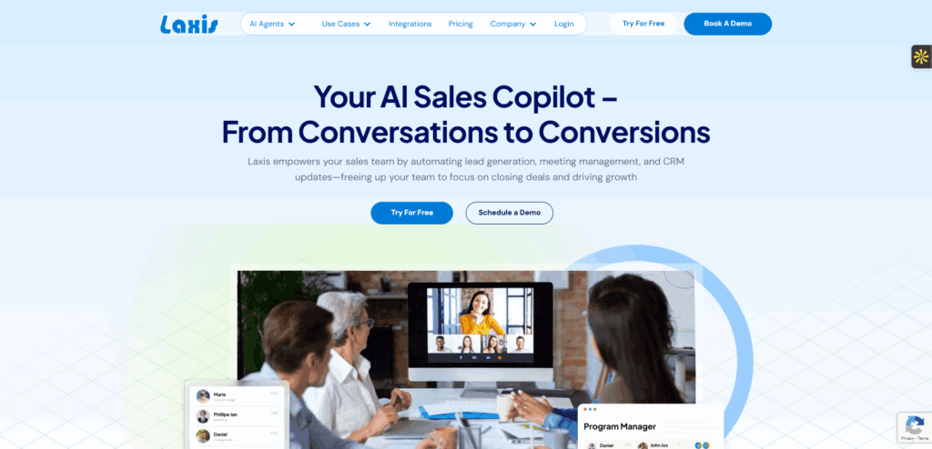 Interface du logiciel Laxis