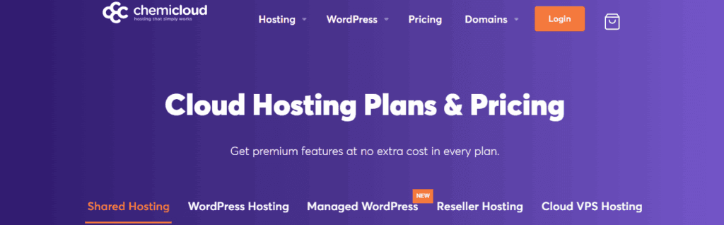 Interface du logiciel ChemiCloud