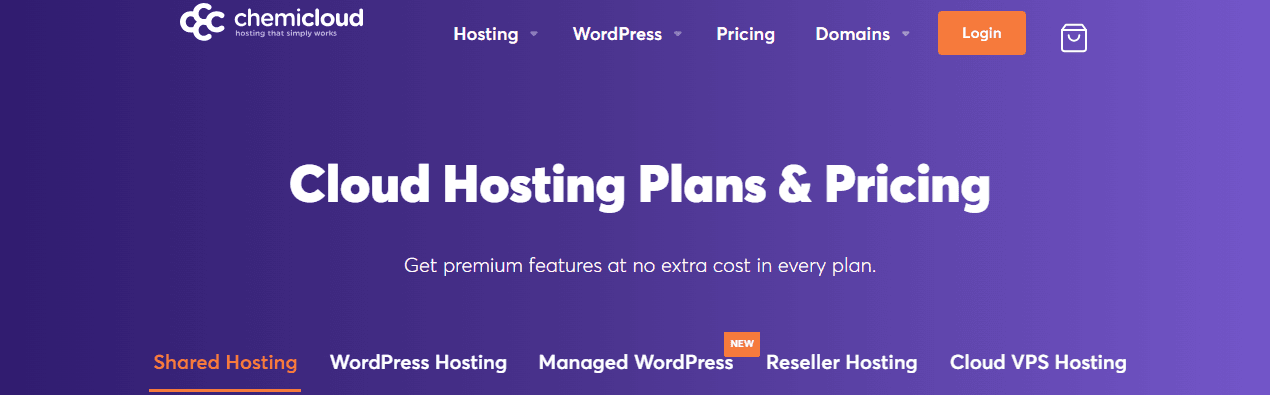 Interface du logiciel ChemiCloud