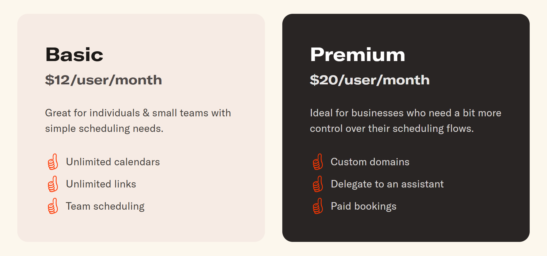 Les tarifs du logiciel SavvyCal