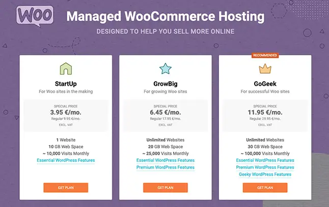 Les tarifs du logiciel WooCommerce